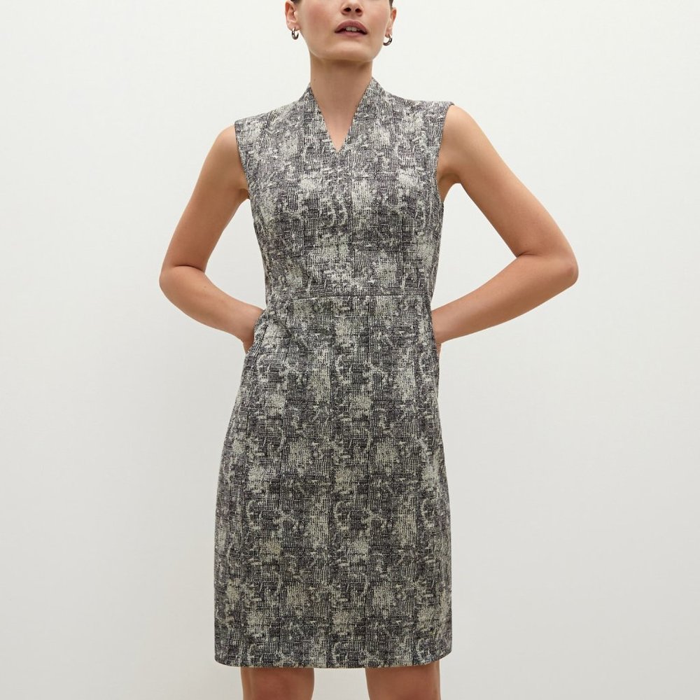 EUC MM LaFleur Dress in Crackle Size 16